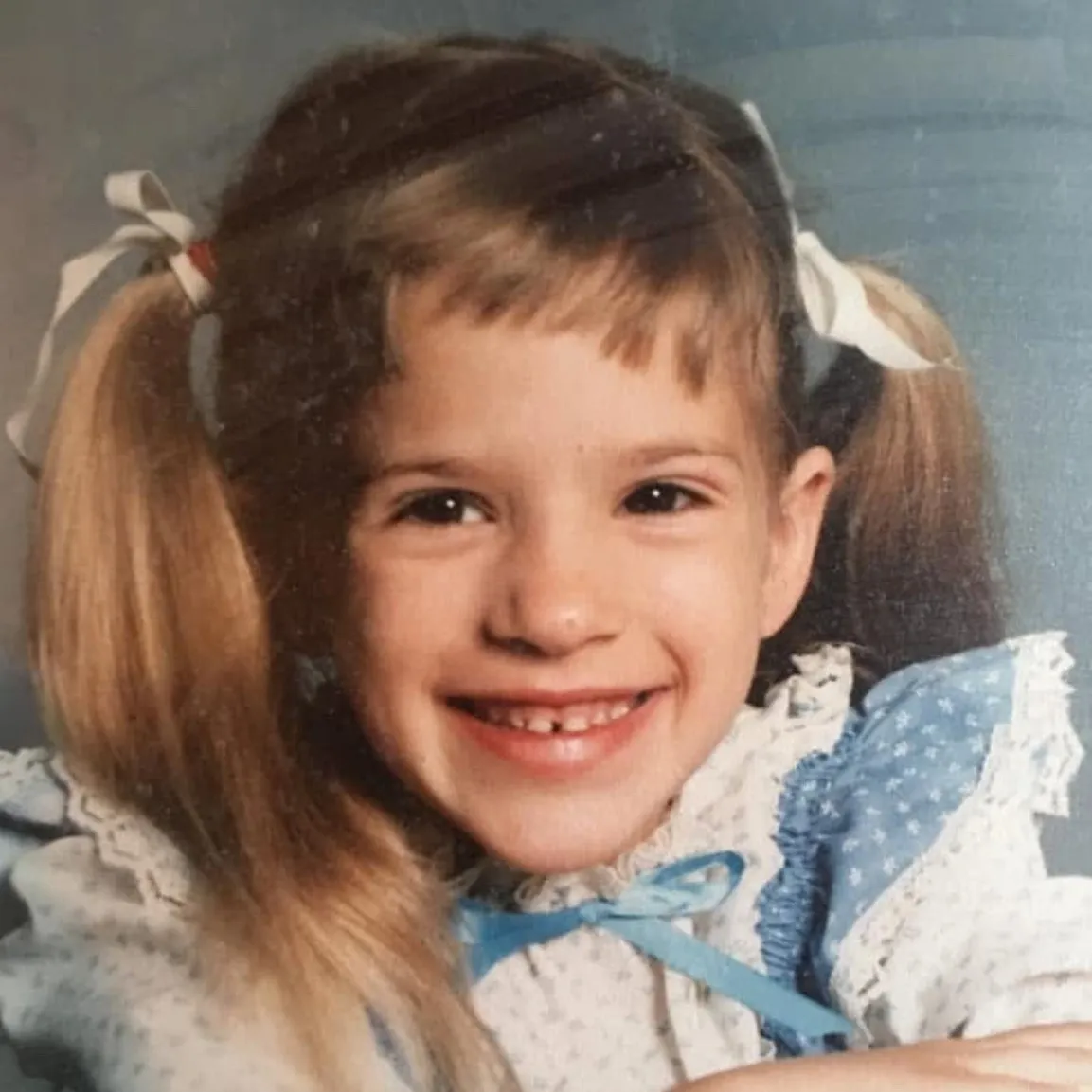 Megan as a child